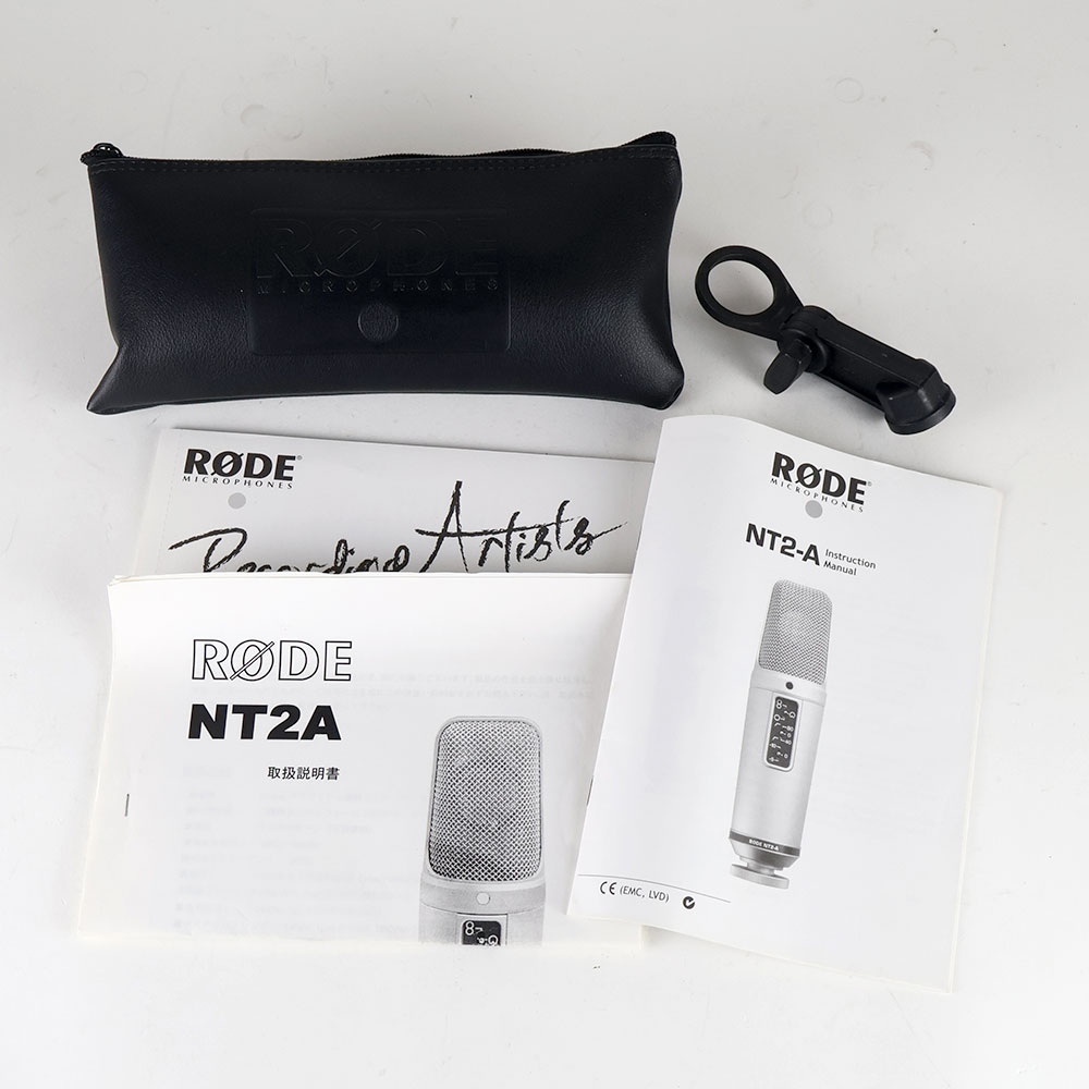 【中古】 マイク コンデンサーマイク RODE NT2-A マイクロフォン 付属品