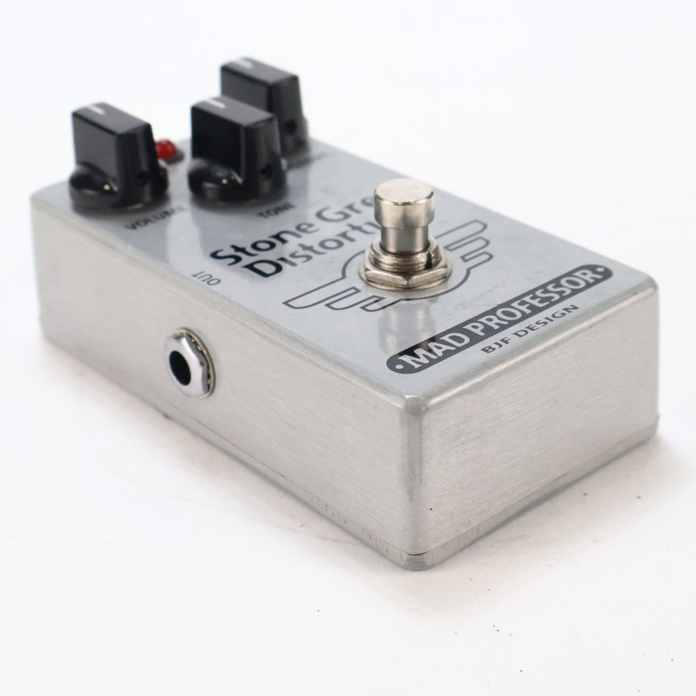 【中古】 ディストーション MAD PROFESSOR Stone Grey Distortion エフェクター 側面