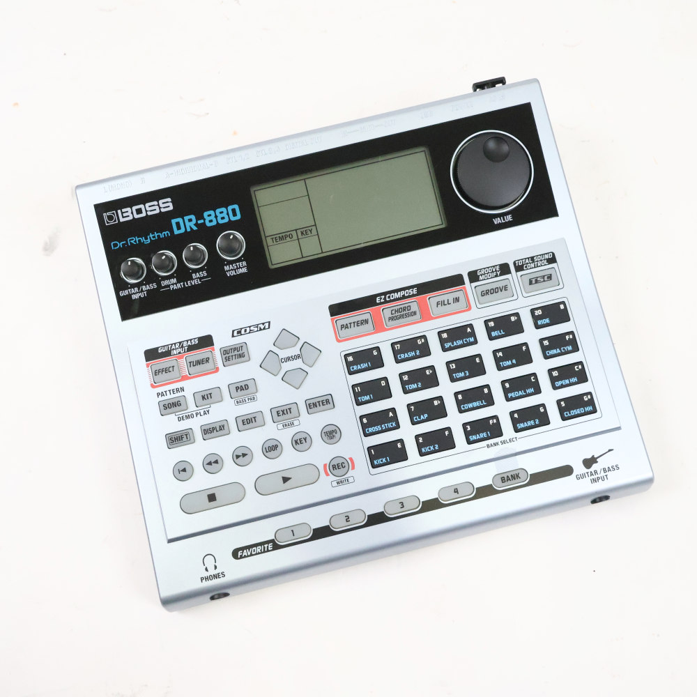 【中古】 リズムマシン BOSS DR-880 Dr.Rhythm ドクターリズム 詳細画像