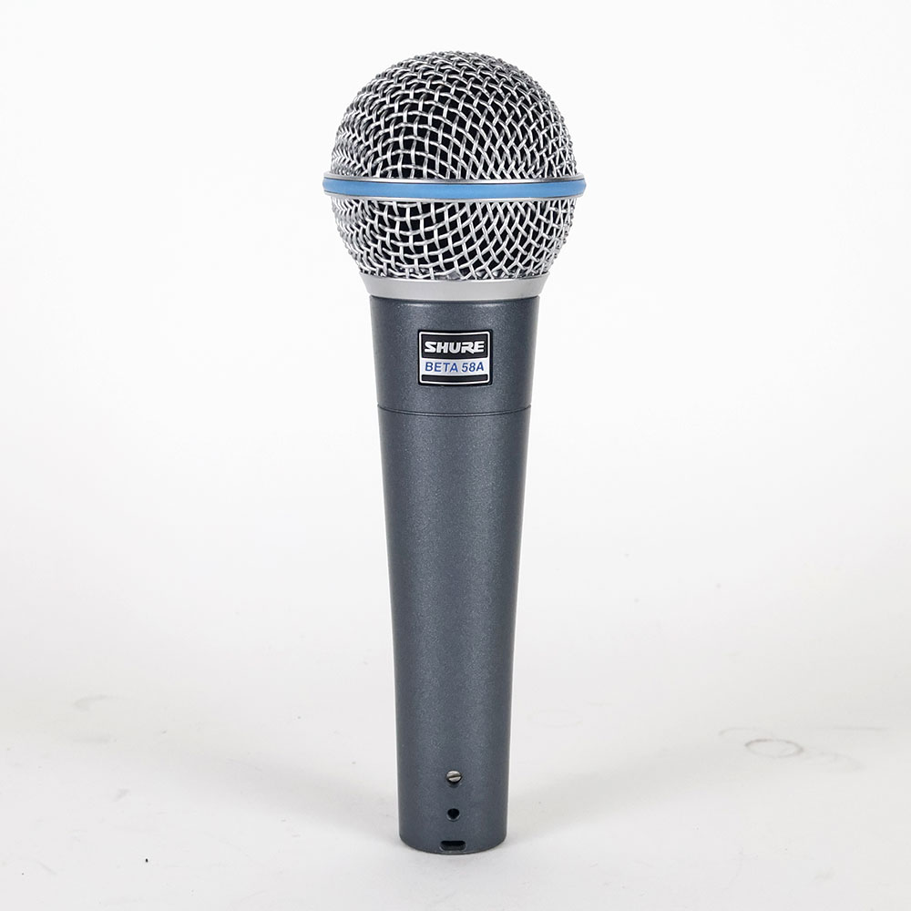 【中古】 マイク ダイナミックマイク シュアー SHURE BETA58A シュア マイクロフォン ベータゴッパ 正面