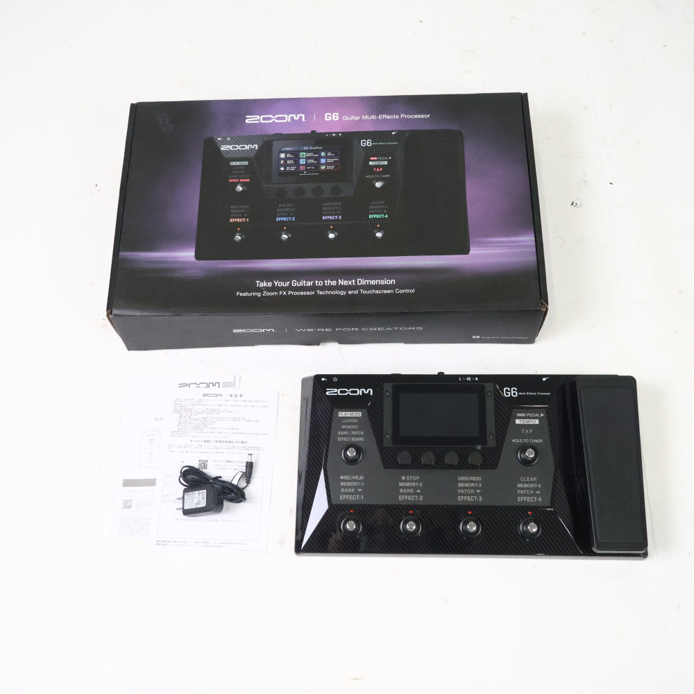 【中古】 エフェクター ZOOM G6 ギターマルチエフェクター ズーム