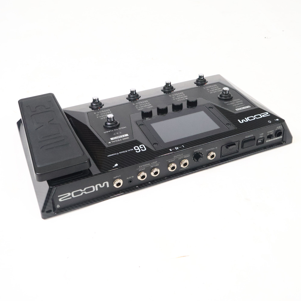 【中古】 エフェクター ZOOM G6 ギターマルチエフェクター ズーム 詳細画像