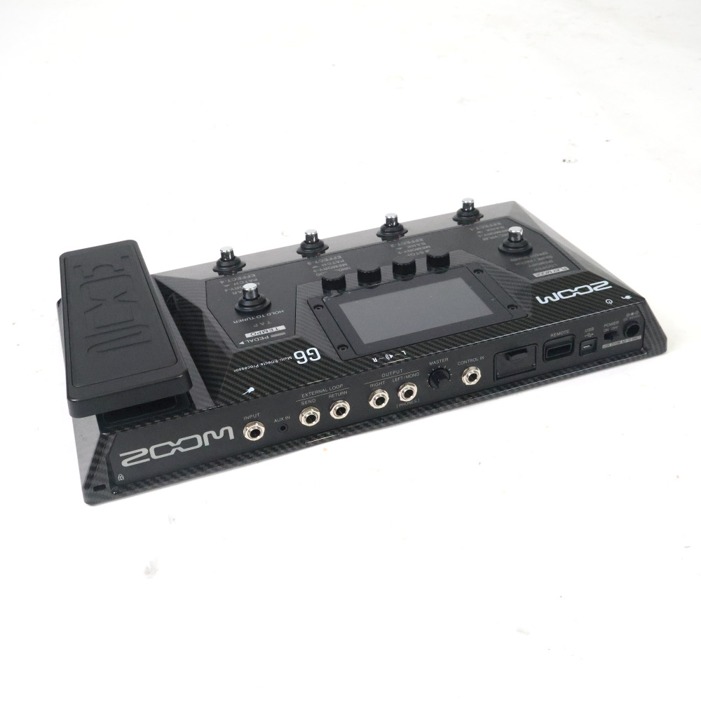 【中古】 エフェクター ZOOM G6 ケース付き ギターマルチエフェクター ズーム 詳細画像