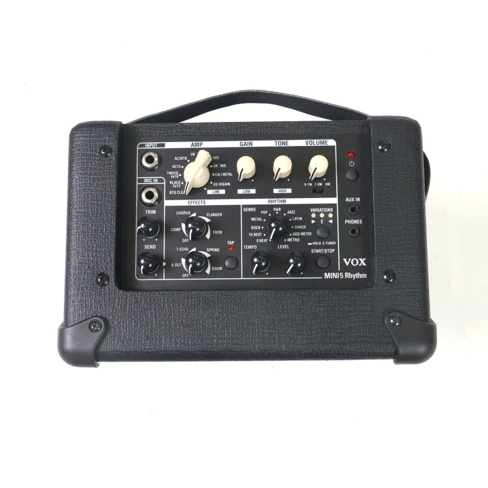 【中古】 ギターアンプ VOX MINI5 Rhythm リズム機能付きコンパクトアンプ ボックス 詳細画像