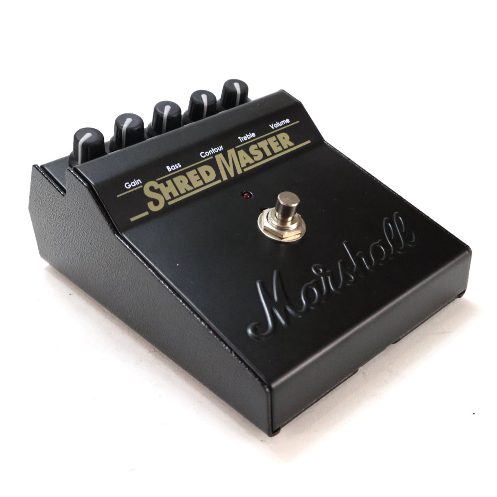 【中古】 ディストーション マーシャル MARSHALL Shredmaster VINTAGE REISSUE リイシューモデル ギターエフェクター SHRED MASTER シュレッドマスター 斜めアングル画像