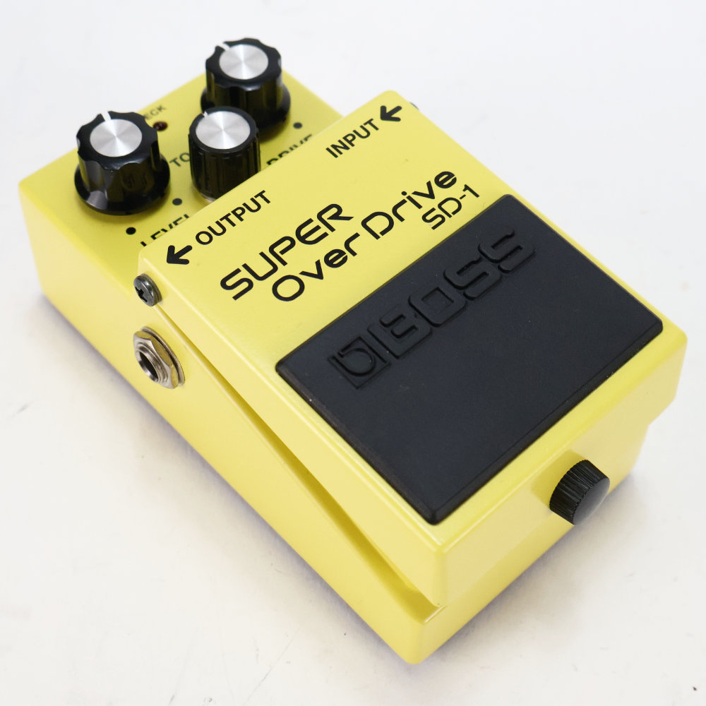 【中古】 スーパーオーバードライブ エフェクター BOSS SD-1 Super Over Drive ギターエフェクター 本体画像 斜め 2