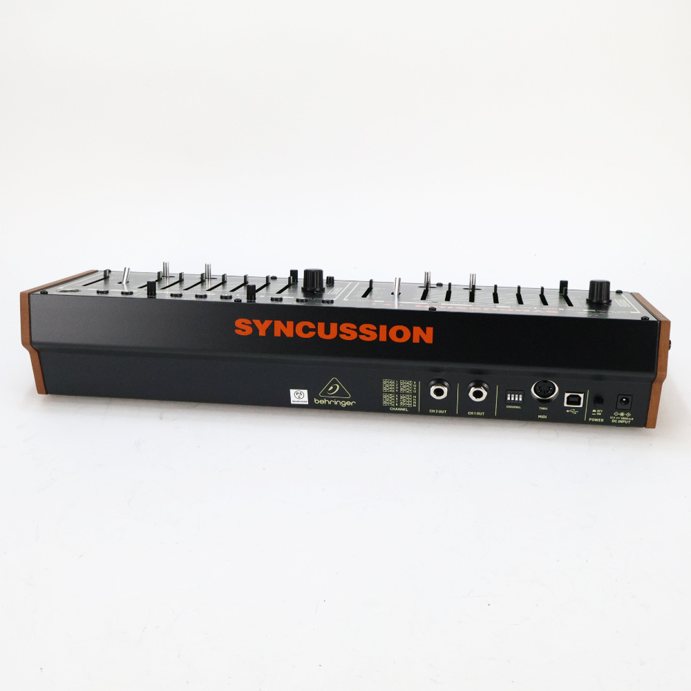 【中古】 シンセサイザー パーカッションシンセ BEHRINGER SYNCUSSION SY-1 ベリンガー シンカッション 本体画像 裏