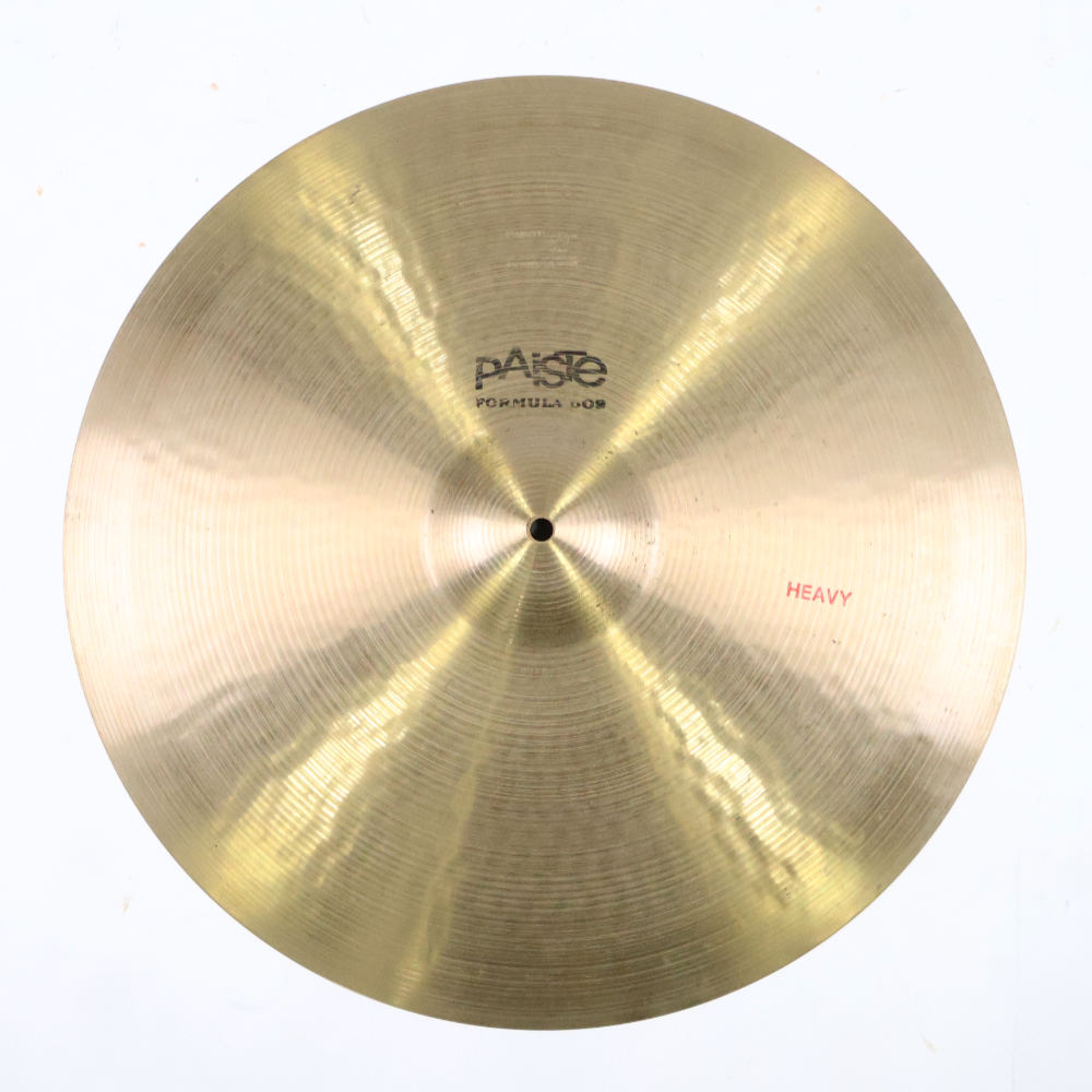 【中古】 ライドシンバル パイステ PAISTE Formula 602 HEAVY RIDE 20インチ 1970s ビンテージシンバル