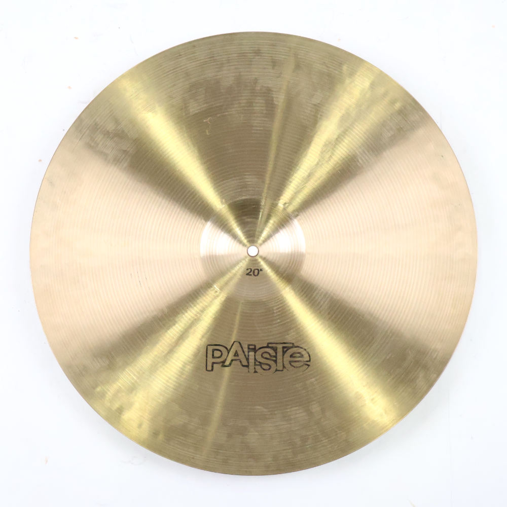 【中古】 ライドシンバル パイステ PAISTE Formula 602 HEAVY RIDE 20インチ 1970s ビンテージシンバル 裏面画像