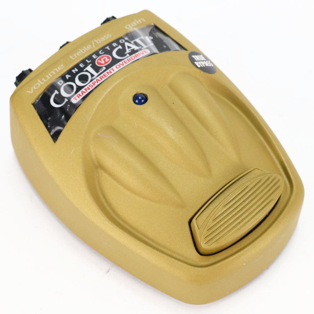 【中古】 エフェクター Danelectro Cool Cat Transparent Overdrive V2 CTO-2 ダンエレクトロ オーバードライブ 本体画像 斜め 2