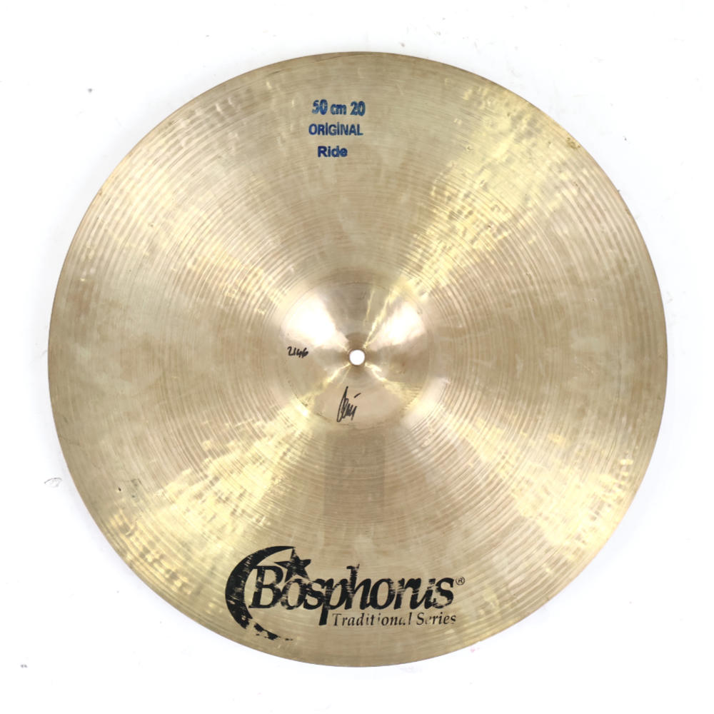 【中古】 ライドシンバル ボスフォラスシンバル Bosphorus Cymbals Traditional Series Original Ride 20インチ 裏面画像