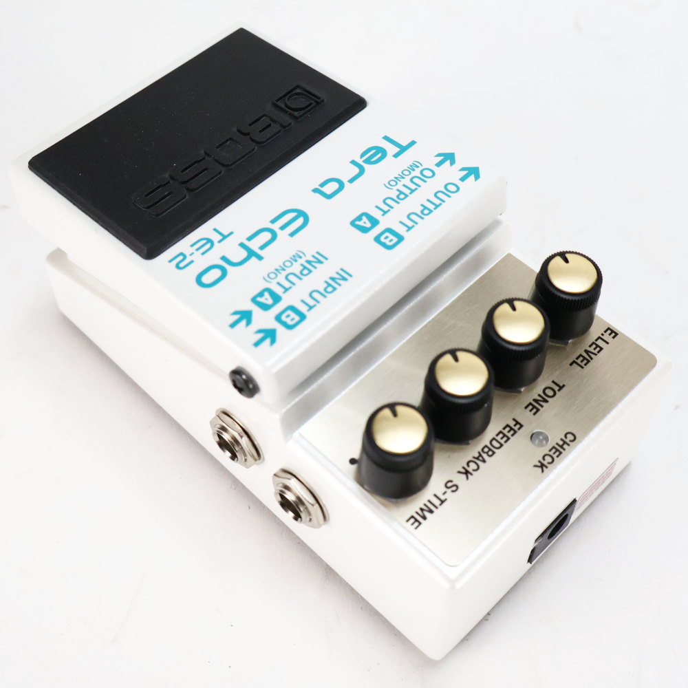 【中古】 テラエコー エフェクター BOSS TE-2 Tera Echo ギターエフェクター 本体画像 斜め