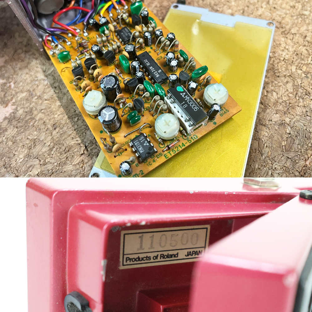 【中古】 アナログディレイ エフェクター BOSS DM-2 Delay 1981年頃製造 前期モデル Made in Japan ギターエフェクター 電池ボックスゴムパーツ