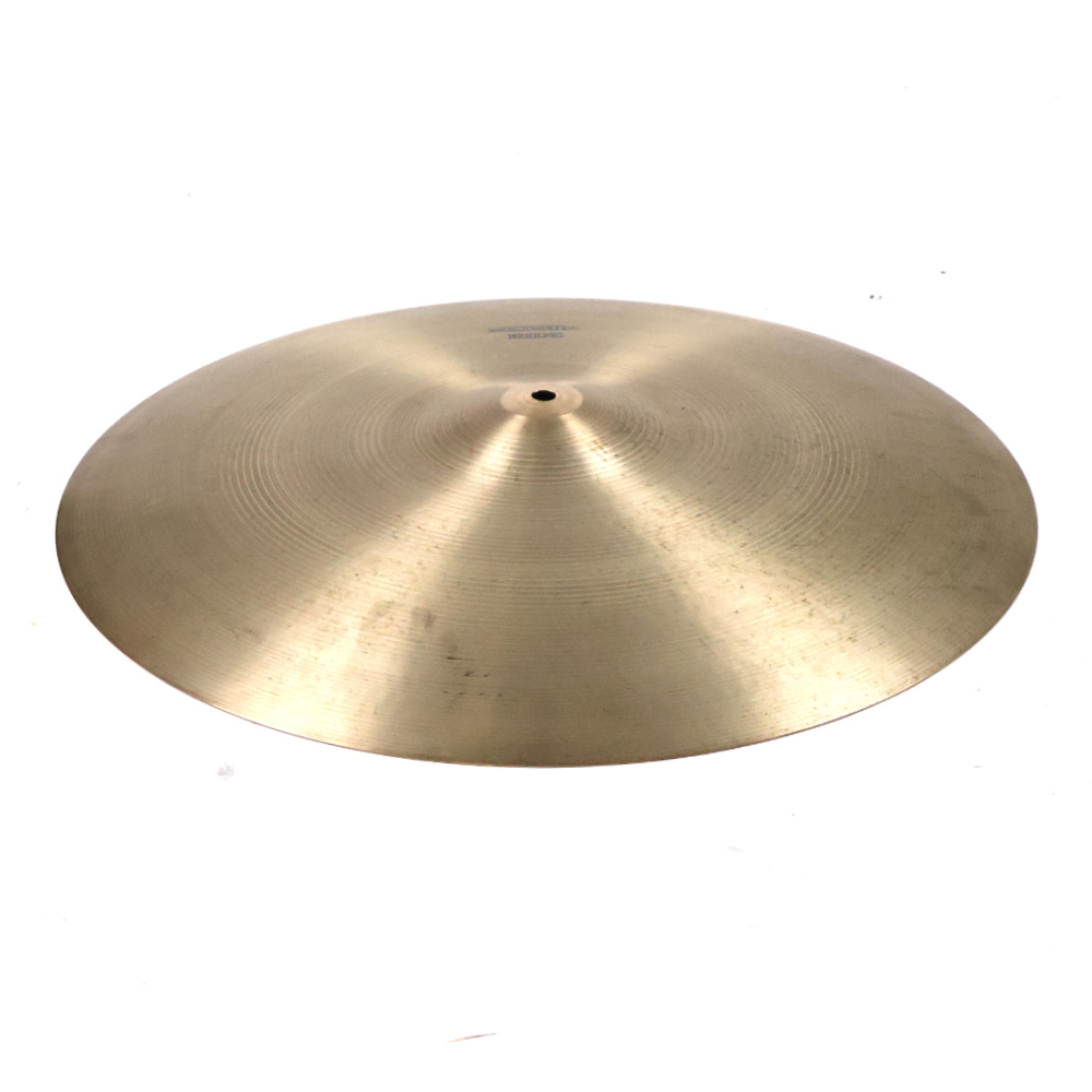 【中古】 ライドシンバル セイビアン SABIAN AA MEDIUM RIDE 20インチ 白抜きロゴ 1980s サイド画像