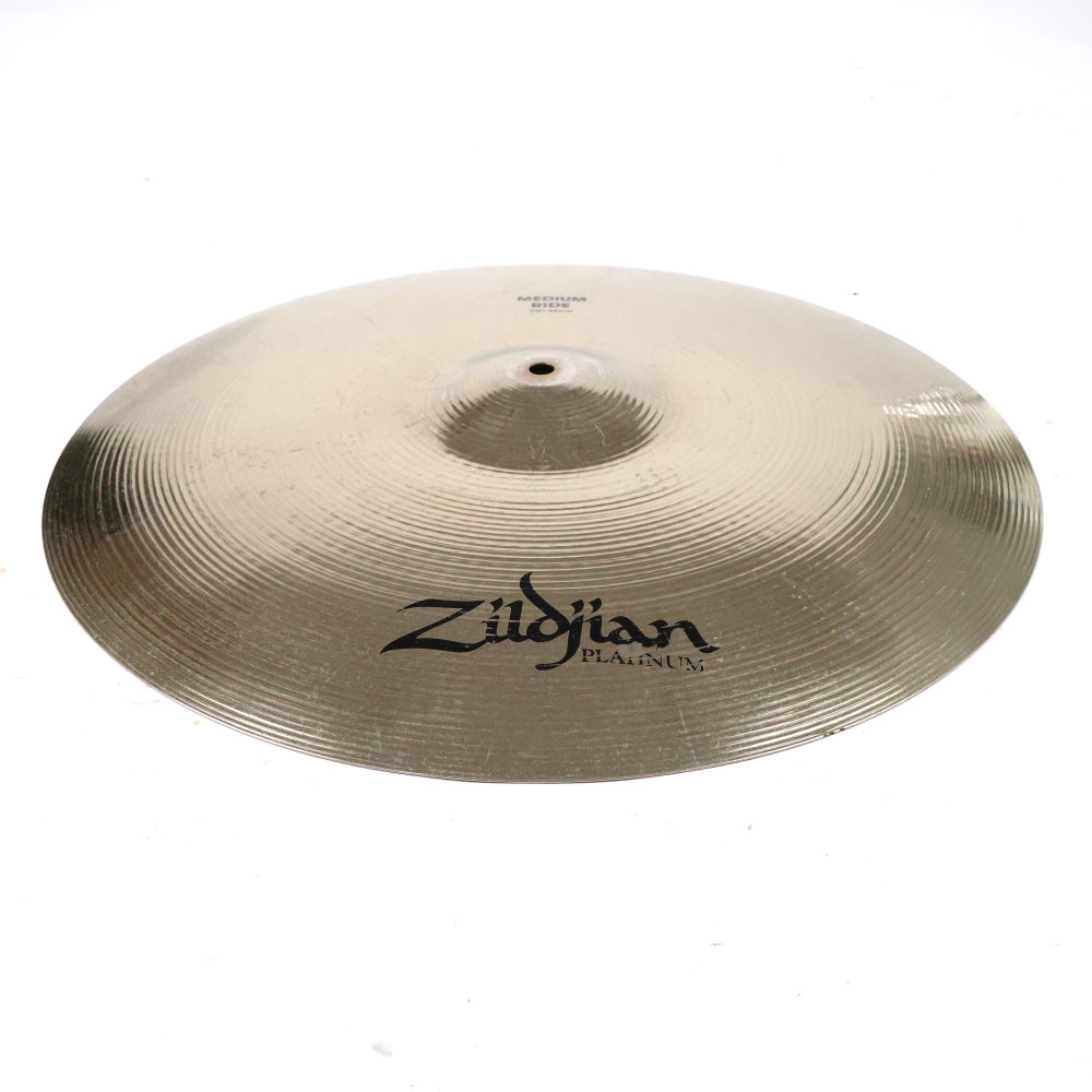 【中古】 ライドシンバル ジルジャン ZILDJIAN A ZILDJIAN PLATINUM MEDIUM RIDE 20インチ サイド画像