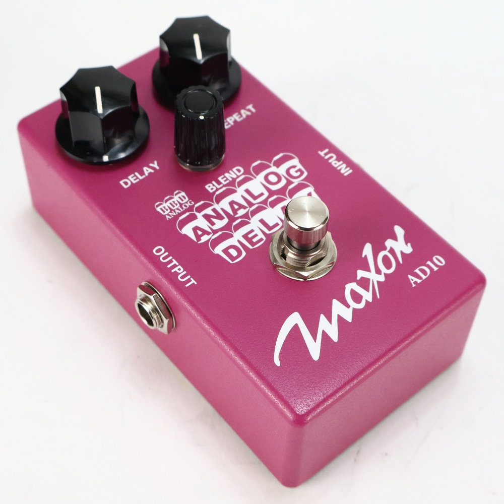 【中古】 MAXON AD10 ANALOG DELAY アナログディレイ マクソン 本体画像 斜め 2
