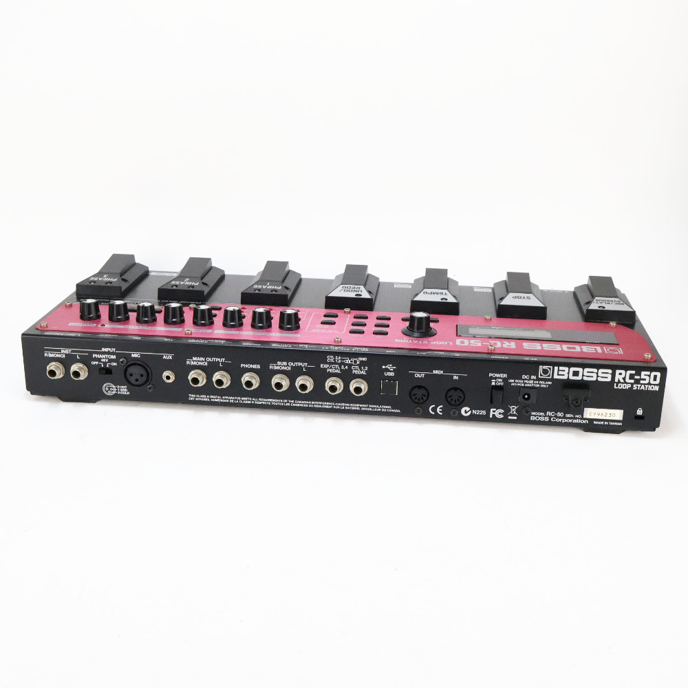 【中古】ルーパー エフェクター BOSS RC-50 Loop Station ループエフェクター ループステーション ステレオ 長時間 インサート 