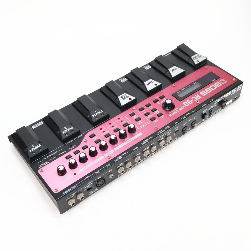 【中古】ルーパー エフェクター BOSS RC-50 Loop Station ループエフェクター ループステーション ステレオ 長時間 本体画像 斜め 2