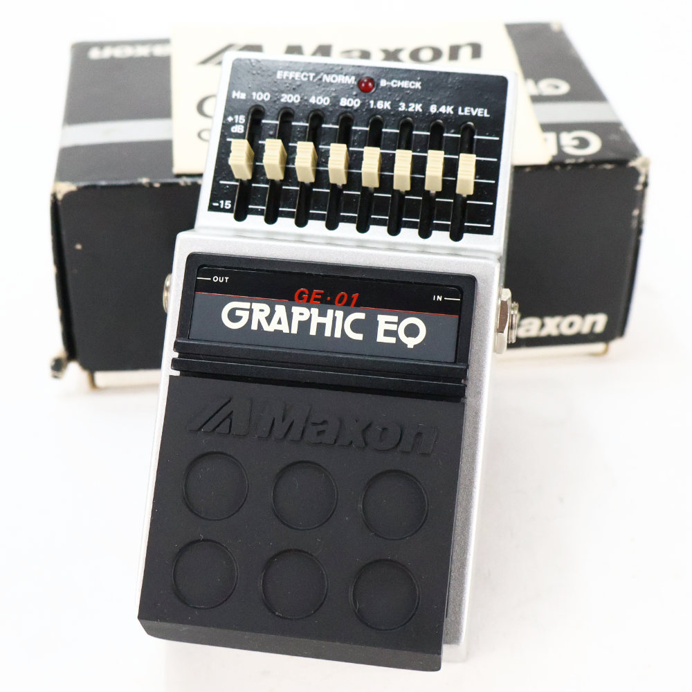 【中古】 グラフィックイコライザー マクソン MAXON GE-01 GRAPHIC EQ エフェクター