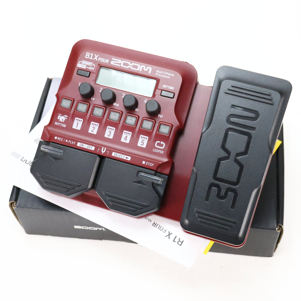 中古美品 ZOOM B1X FOUR マルチエフェクター 中古】 ベースマルチエフェクター ZOOM B1X FOUR([USED] ズーム ベース