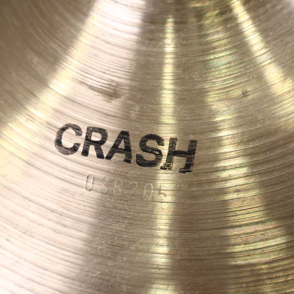 【中古】 クラッシュシンバル パイステ PAISTE 2002 CRASH 16インチ 黒ロゴ BLACK LABEL Vintage 1970年代 ビンテージシンバル シリアル番号画像