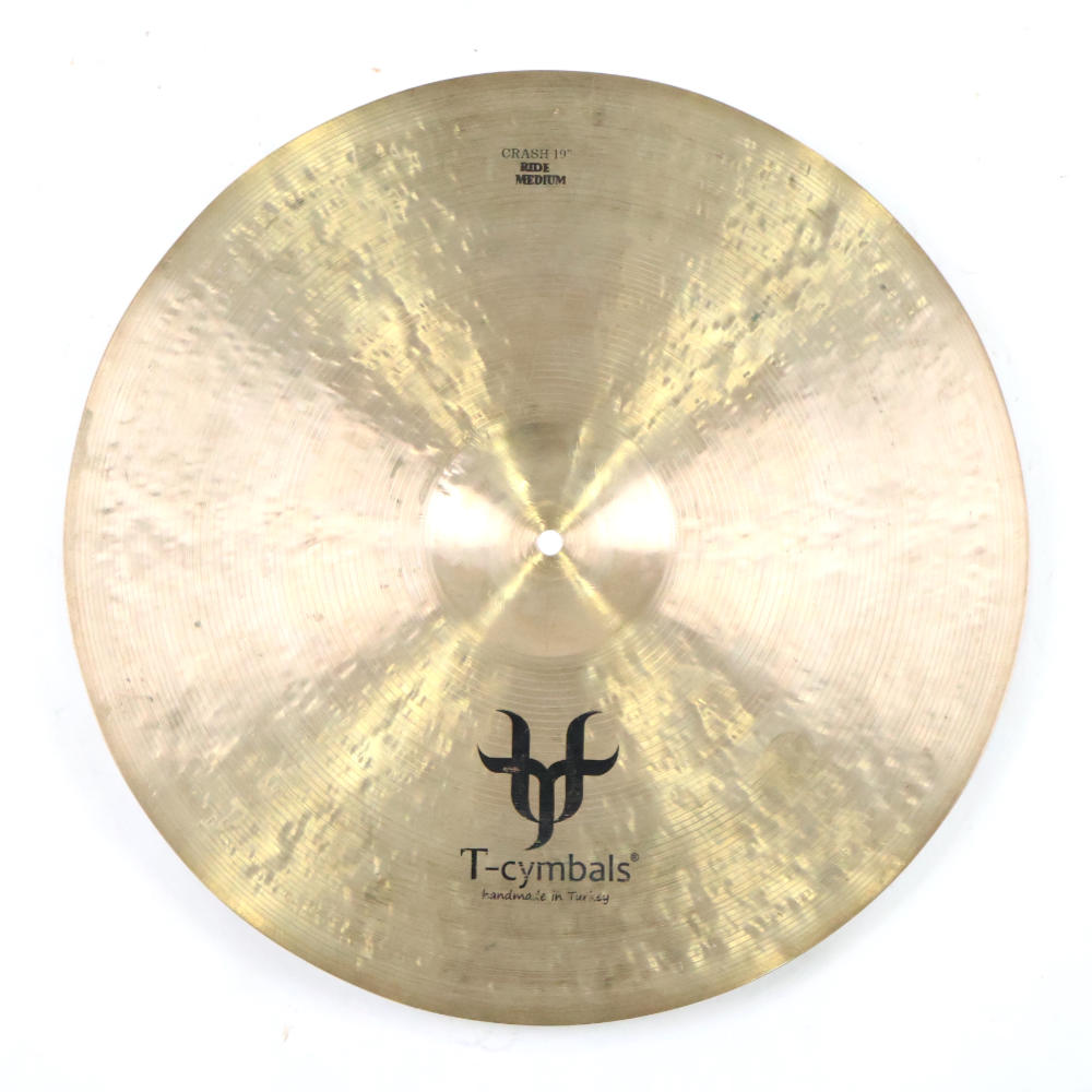 【中古】 クラッシュライドシンバル Tシンバル T-cymbals T-Classic CRASH RIDE MEDIUM 19インチ 裏面画像