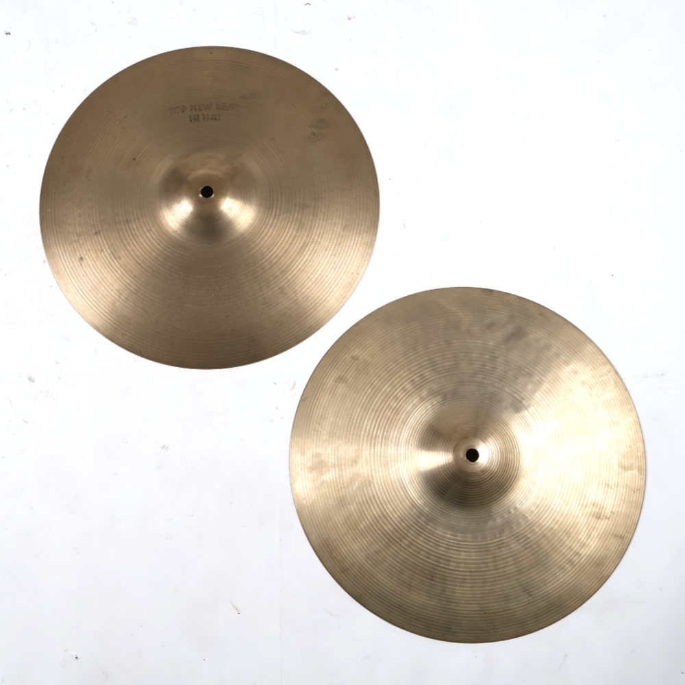 【中古】 ハイハットシンバル ペア ジルジャン ZILDJIAN A Zildjian NEW BEAT HIHAT Pair 14インチ ペア 70s〜80s ビンテージシンバル