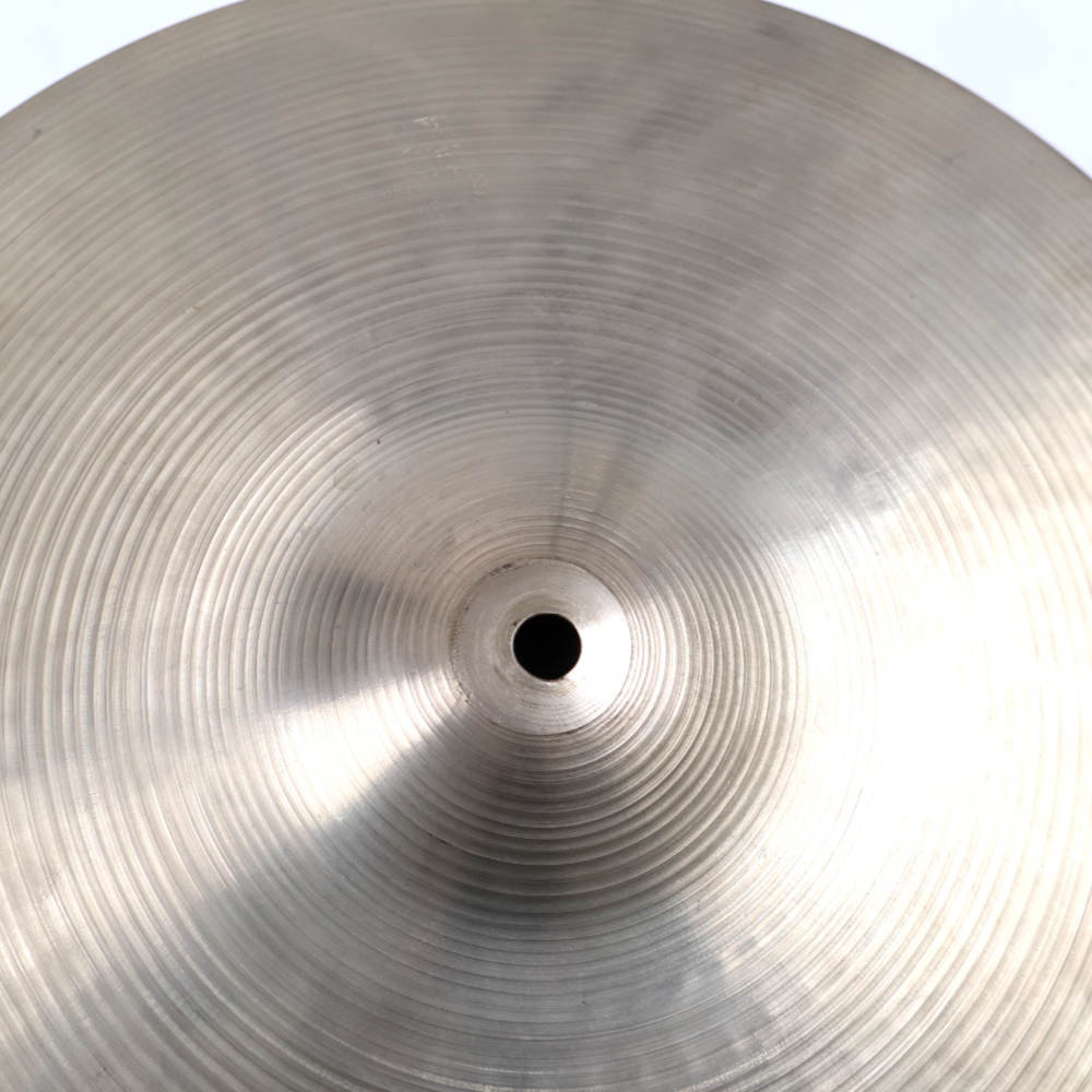 【中古】 ハイハットシンバル ペア ジルジャン ZILDJIAN A Zildjian NEW BEAT HIHAT Pair 14インチ ペア 70s〜80s ビンテージシンバル 取り付け穴画像