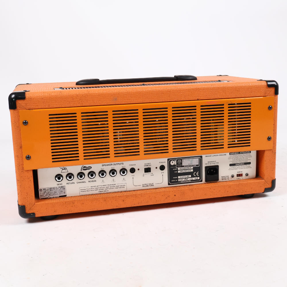【中古】 ギターアンプヘッド ORANGE オレンジ ROCKERVERB 50H 本体画像 裏