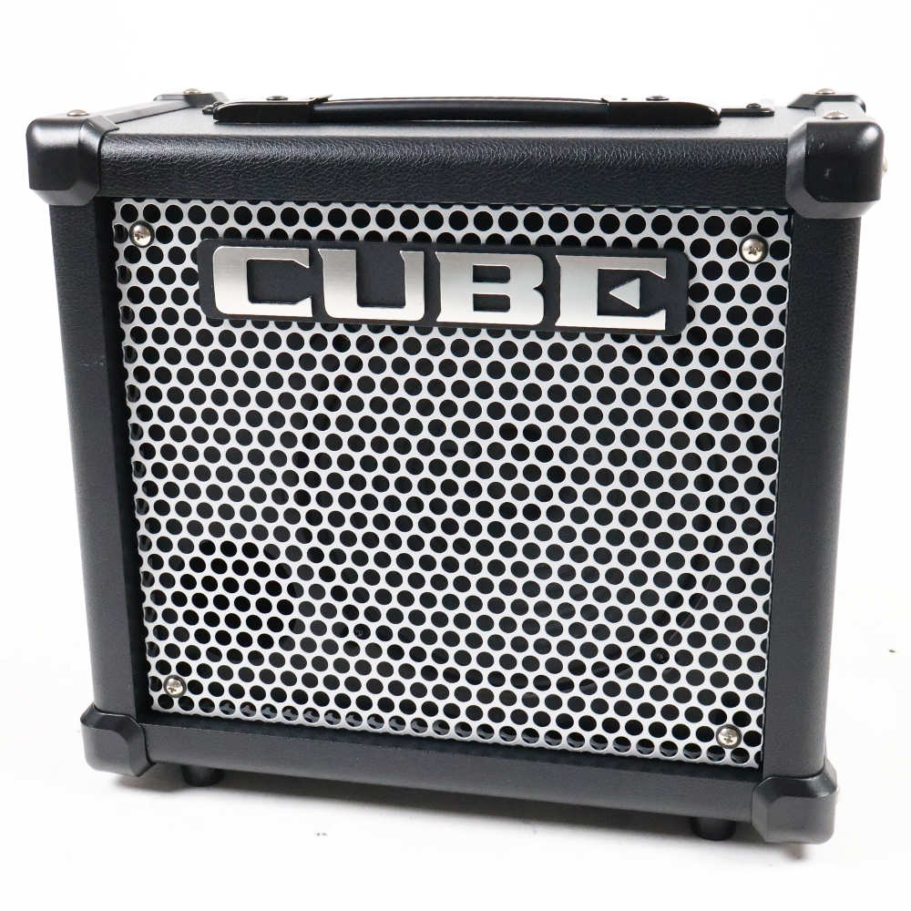 【中古】 ギターアンプ ローランド ROLAND CUBE-10GX 小型ギターアンプ コンボ エレキギター アンプ 本体画像 斜め