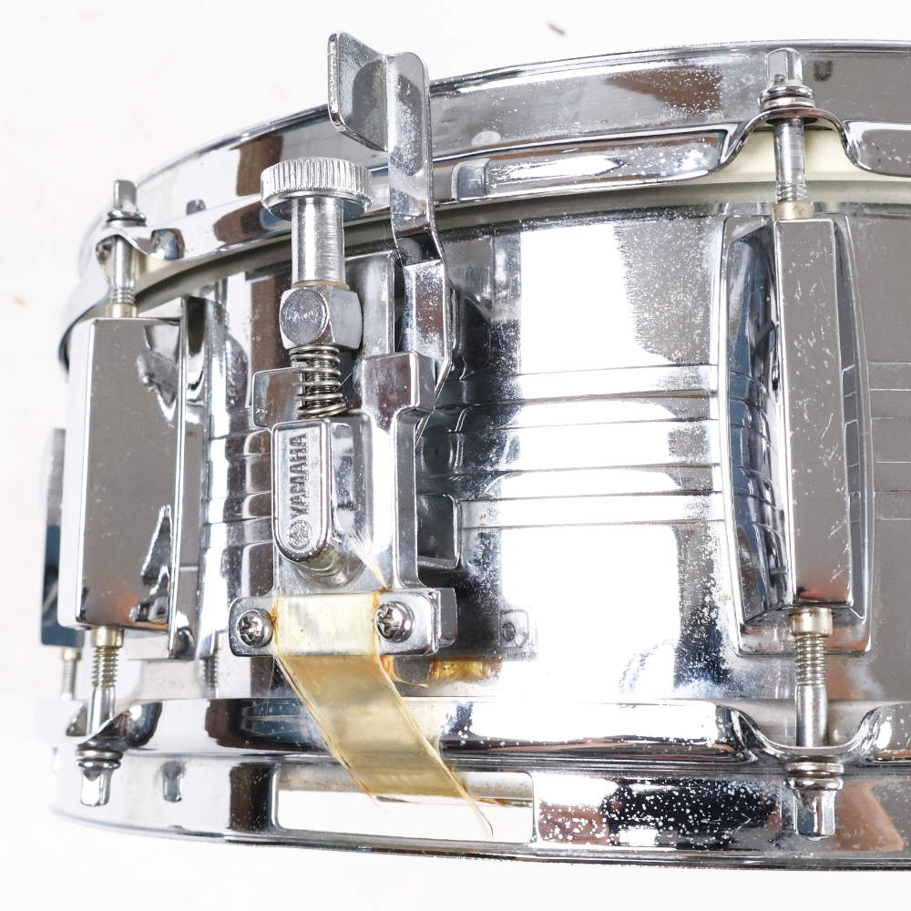 【中古】 スネアドラム ヤマハ YAMAHA SD350MG 14x5 スチールシェル Made in Japan ストレイナー