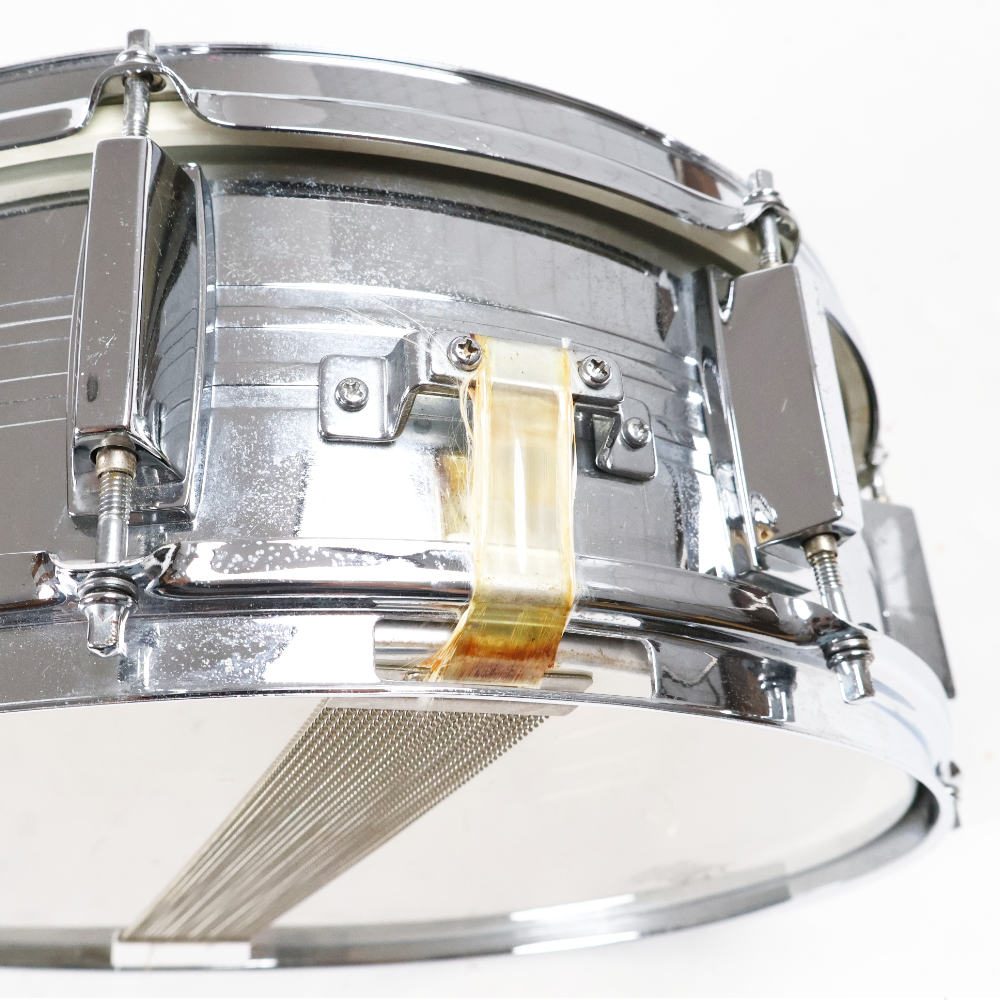 【中古】 スネアドラム ヤマハ YAMAHA SD350MG 14x5 スチールシェル Made in Japan ストレイナー 2