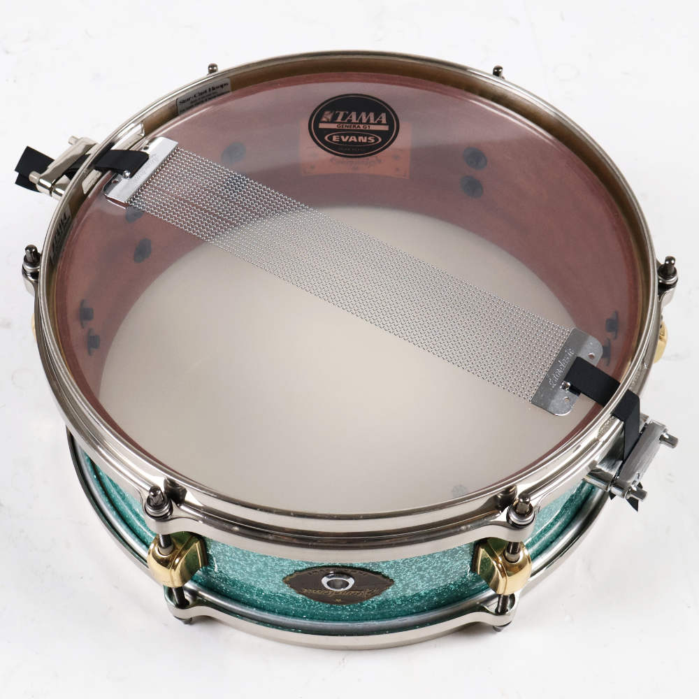 【中古】 スネアドラム タマ TAMA Starclassic Bubinga 12×4 スタークラシック ブビンガ 特注品 本体画像 裏