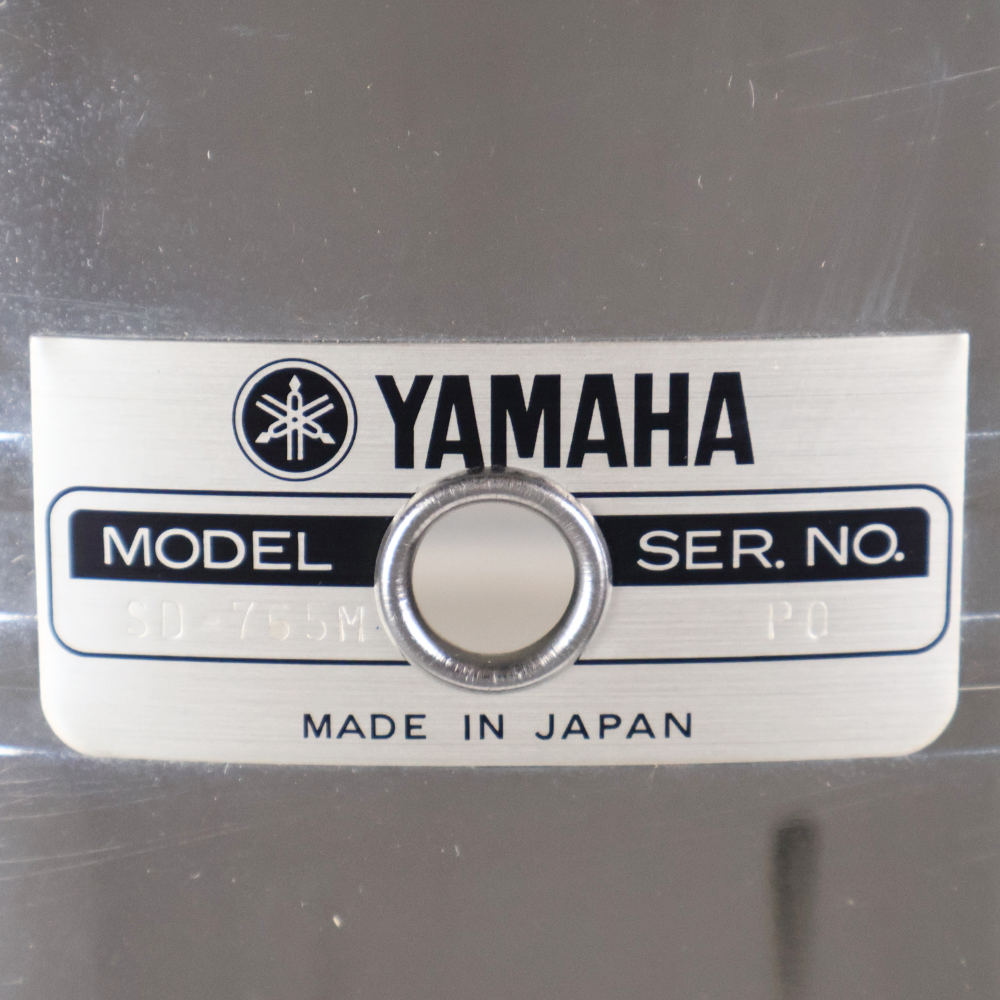 【中古】 スネアドラム ヤマハ YAMAHA SD765M Seamless Steel Shell 14x6.5 Made in Japan シリアル