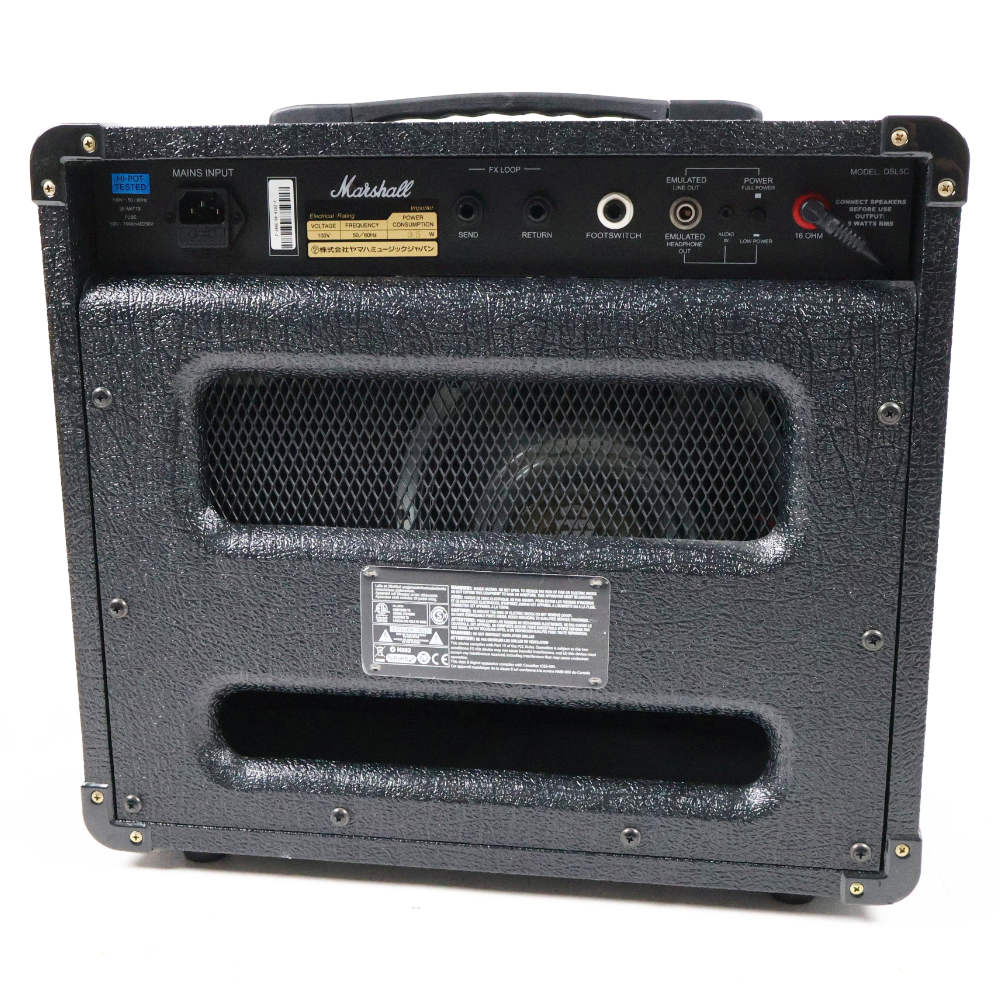 【中古】 ギターアンプ マーシャル MARSHALL DSL5C コンボアンプ 真空管アンプ 本体画像 裏