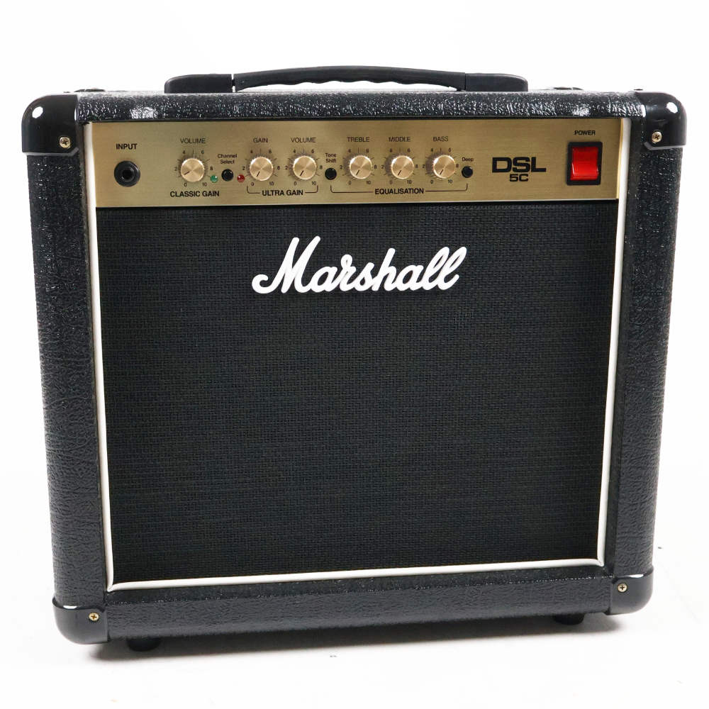 【中古】 ギターアンプ マーシャル MARSHALL DSL5C コンボアンプ 真空管アンプ 本体画像 斜め