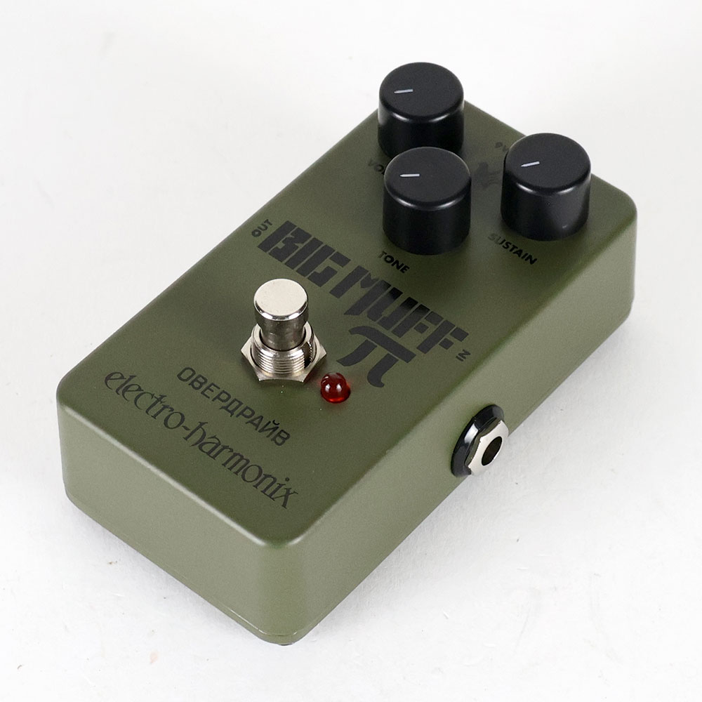 【中古】 ファズ ディストーション ELECTRO-HARMONIX Green Russian Big Muff ビッグマフ ギターエフェクター 全体