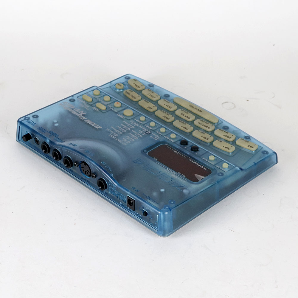 【中古】 リズムマシン ZOOM RT-123 スケルトン仕様 全体