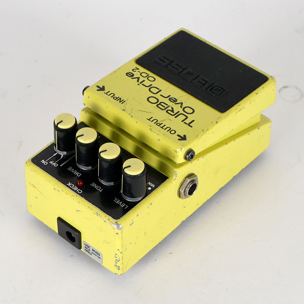 【中古】ターボオーバードライブ エフェクター BOSS OD-2 TURBO OverDrive Made in Japan ボス ギターエフェクター 全体