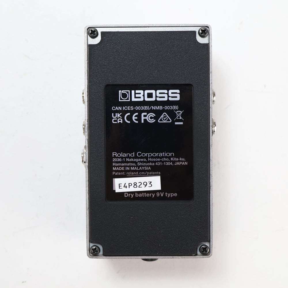 【中古】 リバーブ エフェクター BOSS ボス Reverb RV-6 ギターエフェクター 裏面