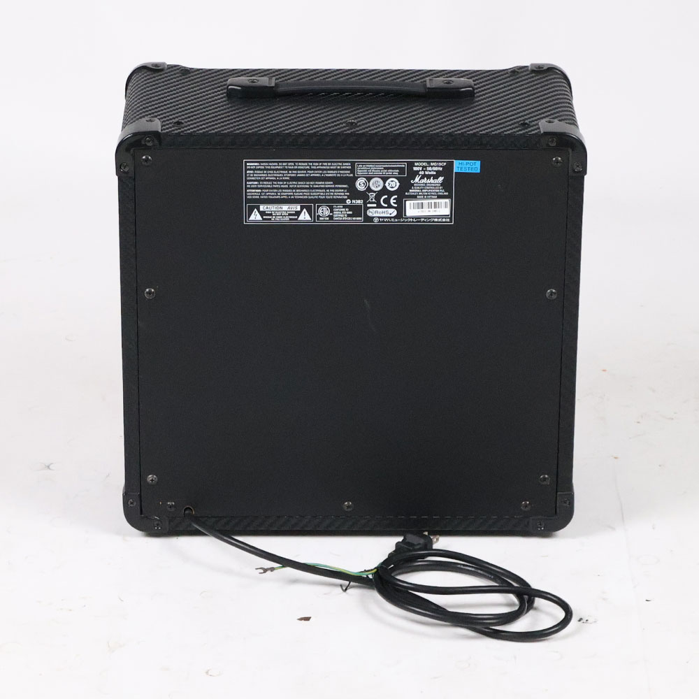 【中古】ギターアンプ マーシャル MARSHALL MG15CF 小型ギターアンプ コンボ 背面