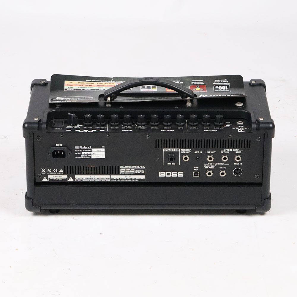 【中古】 ギターアンプヘッド BOSS KATANA-HEAD Guitar Amplifier KTN-HEAD 背面