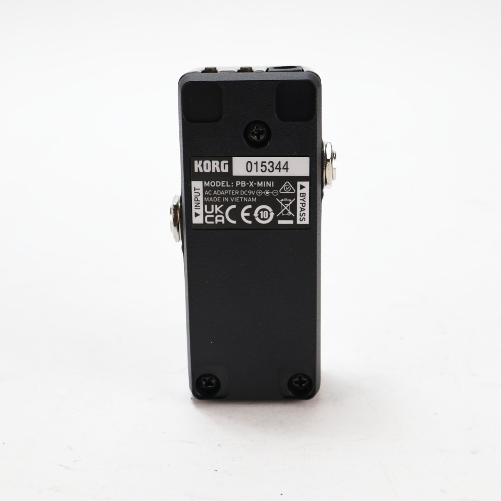 【中古】 チューナー KORG PITCHBLACK X mini PB-X-MINI ピッチブラック ペダルチューナー コルグ 裏面