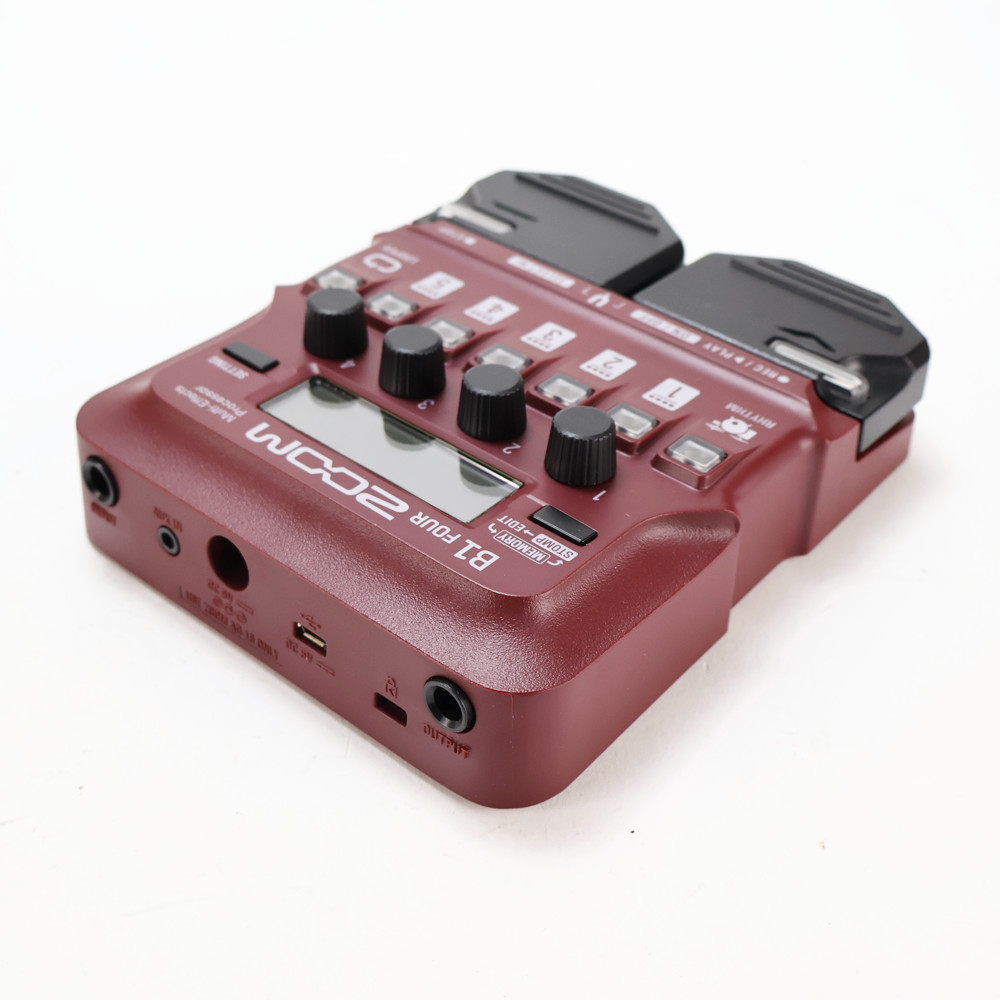 【中古】 ベースマルチエフェクター ZOOM B1 FOUR 側面