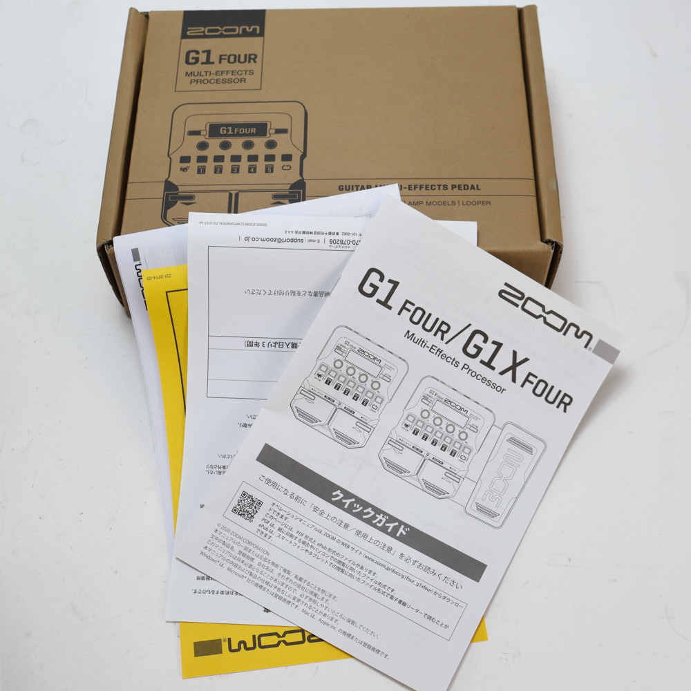 【中古】 ズーム ZOOM G1 FOUR ギターマルチエフェクター 付属品