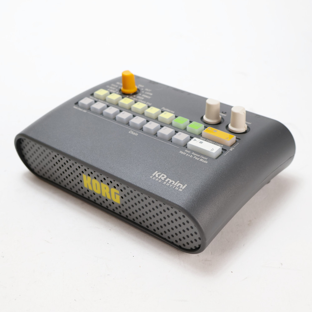 【中古】 リズムマシーン KORG コルグ KR mini リズム ボックス 側面
