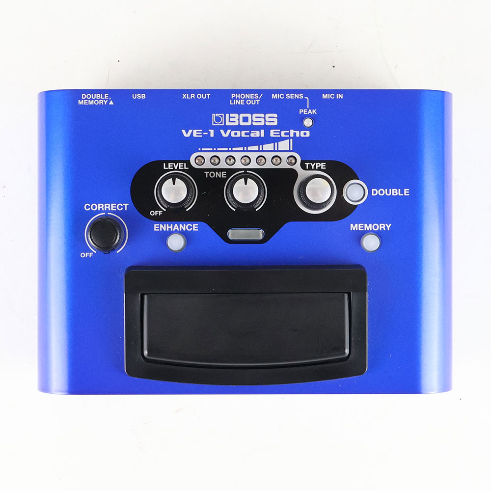 【中古】 BOSS VE-1 Vocal Echo ボーカル用ハーモニーエフェクター 正面