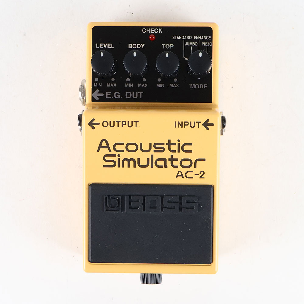 【中古】 アコースティックシミュレーター エフェクター BOSS AC-2 Acoustic Simulator ギターエフェクター 正面