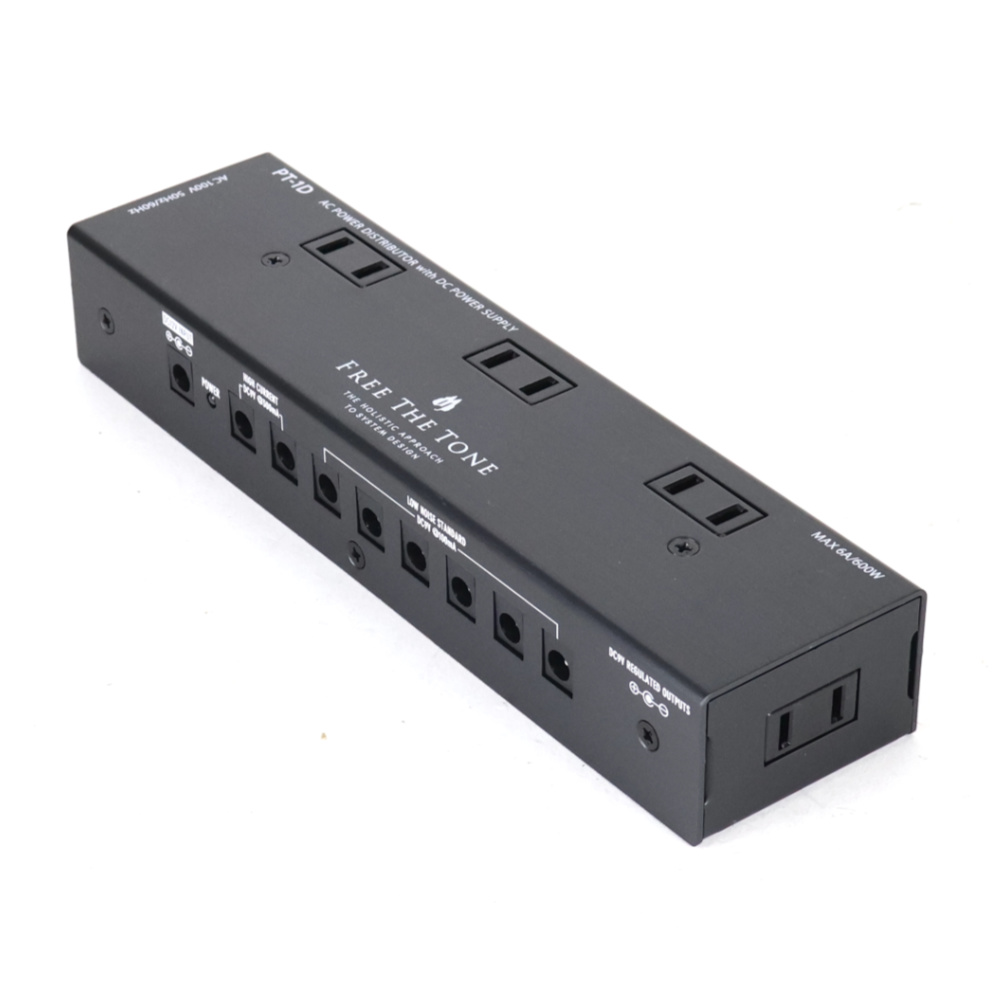 【中古】 パワーサプライ フリーザトーン Free The Tone PT-1D AC POWER DISTRIBUTOR with DC POWER SUPPLY 斜めアングル画像