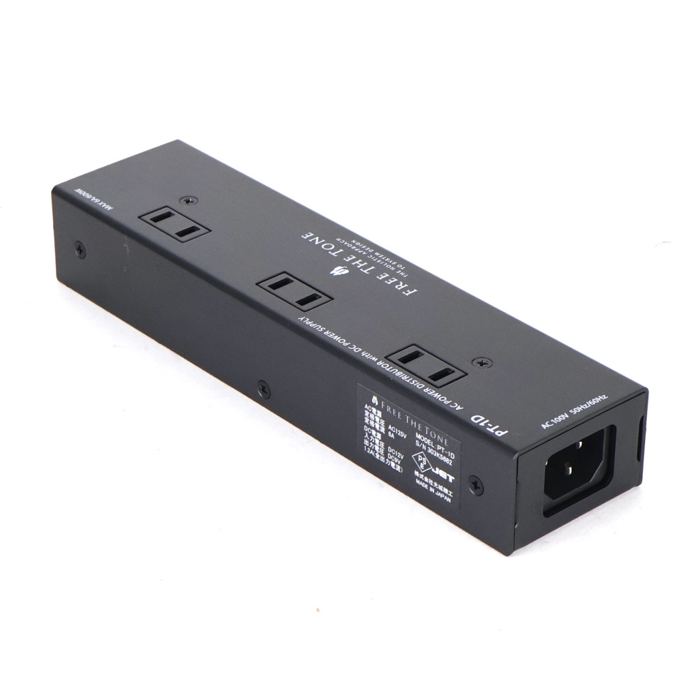 【中古】 パワーサプライ フリーザトーン Free The Tone PT-1D AC POWER DISTRIBUTOR with DC POWER SUPPLY リア斜めアングル画像